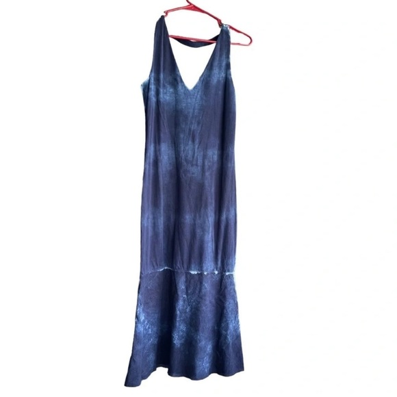 STONE & SKY Sleeveless Tie Dye Maxi V-Neck Dress Size S - Picture 2 of 8